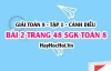 Giải bài 2 trang 48 Toán 8 Tập 1 SGK Cánh Diều